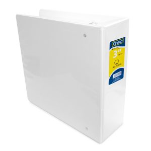 Carpeta Kinera Vinil Aro "O" 3" Color Blanco C/8